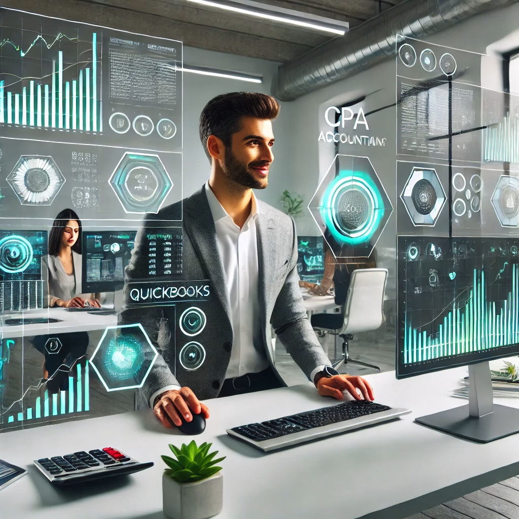 Photo d'un comptable agréé qui utilise la technologie pour être proactif et disponible