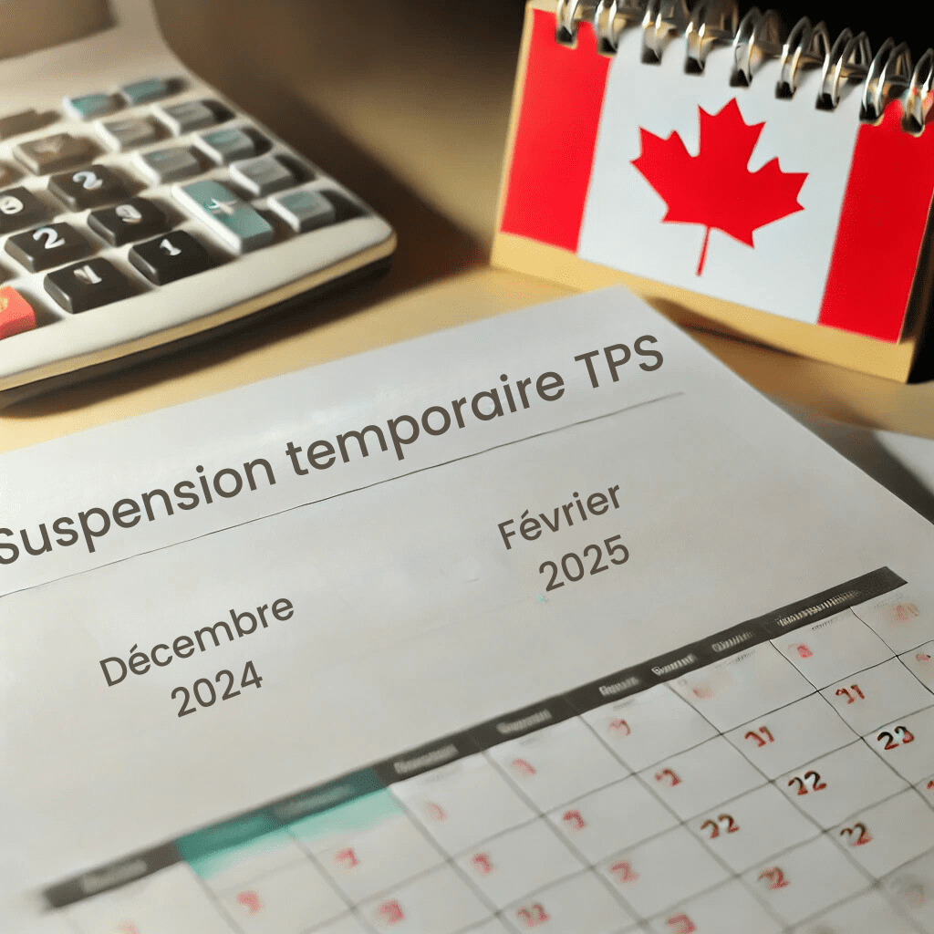 image calendrier mesure du gouvernement Canada suspension des taxes TPS