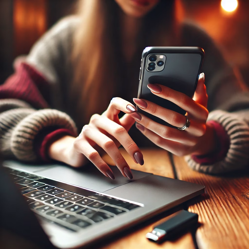 Une comptable numérique qui travail avec son ordinateur et des logiciels comptables comme Quickbooks