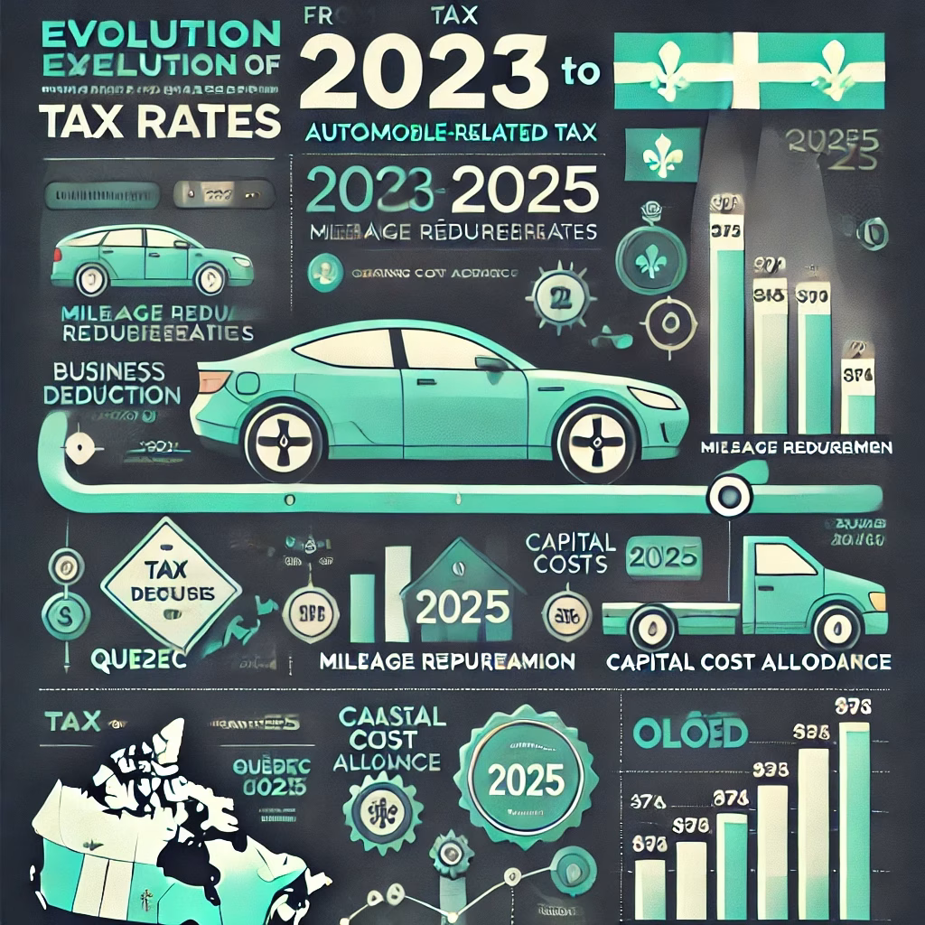 Fiscalité de l'automobile- frais déductibles au Québec pour l'utilisation de l'automobile